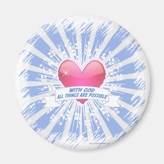 Met God is alles mogelijk Magneet (Voorkant)