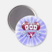 Met God is alles mogelijk Magneet (Voorkant / Achterkant)