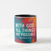 Met God is alles mogelijk Mok (Midden)