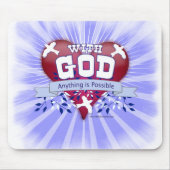 Met God is alles mogelijk Muismat (Voorkant)