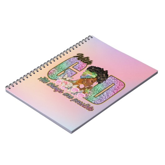 Met God is alles mogelijk Notitieboek (Linkerzijde)