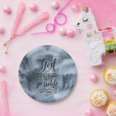 Met God is alles mogelijk Papieren Bordje (Feest)