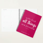 Met God is alles mogelijk... Planner (Display)