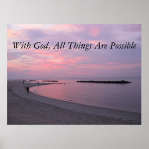 Met God is alles mogelijk Poster