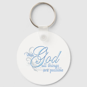 Met God is alles mogelijk Sleutelhanger