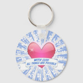 Met God is alles mogelijk Sleutelhanger (Voorkant)