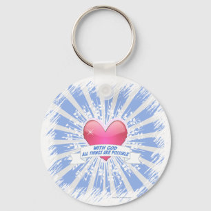 Met God is alles mogelijk Sleutelhanger