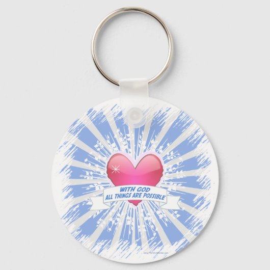 Met God is alles mogelijk Sleutelhanger (Voorkant)