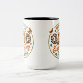 Met God is alles mogelijk Tweekleurige Koffiemok (Center)