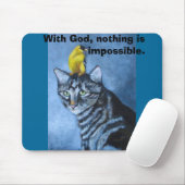 Met God is niets onmogelijk Muismat (Met muis)