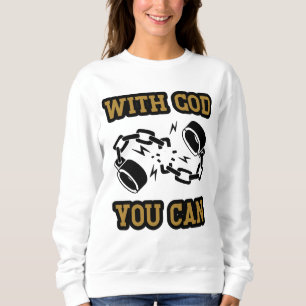 Met God kun je sterk vertrouwen op vrouwen Trui