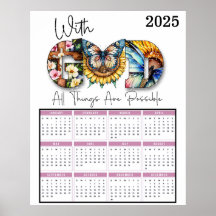 Met God zijn alle dingen mogelijk 2025 Kalender