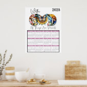 Met God zijn alle dingen mogelijk 2025 Kalender Poster (Keuken)