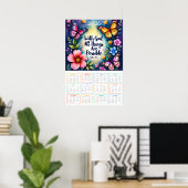 Met God zijn alle dingen mogelijk 2026 Agenda Poster (Thuiskantoor)