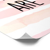 met God zijn alle dingen mogelijk bijbelcitaat Poster (Hoek)