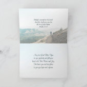 Met God zijn alle dingen mogelijk Bijbelse Afstude Kaart (Binnen)