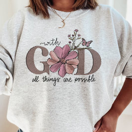 Met God zijn alle dingen mogelijk Christelijke pri Trui