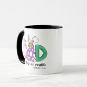 Met God Zijn Alle Dingen Mogelijk Pasen Koffiemok Mok (Voorkant links)