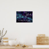 Met God zijn alle dingen mogelijk Poster (Keuken)