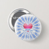 Met God zijn alle Dingen Mogelijk Ronde Button 5,7 Cm (Voorkant /achterkant)