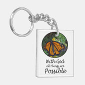 Met God zijn alle dingen mogelijk... Sleutelhanger (Voorkant Links)