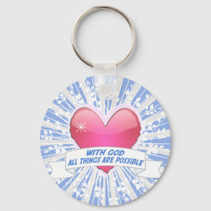 Met God zijn alle dingen mogelijk Sleutelhanger