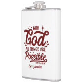 Met God zijn alle dingen mogelijk vanaf 19:26 Heupfles (Links)