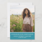 Met God zijn alle dingen mogelijk Vlinder Afstudee Kaart (Achterkant)