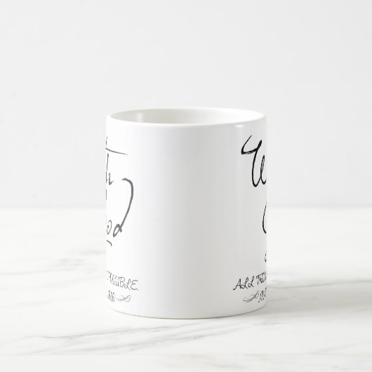 Met God zijn alle dingen mogelijke koffie-mok Koffiemok (Center)