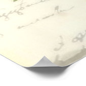 Met God Zonnebloemen en vlinder Poster (Hoek)