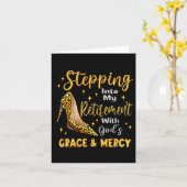 Met Gods Genade En Mijn Pensioen Binnenstappen Kaart (Gele Bloem)