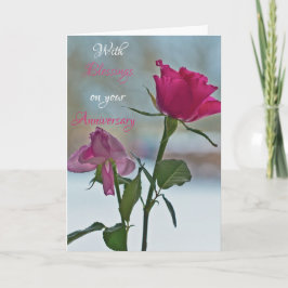 Met Gods Zegeningen Jubileum Kaart