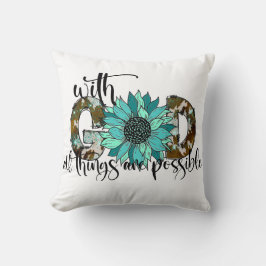 Met goed bloemontwerp kussen