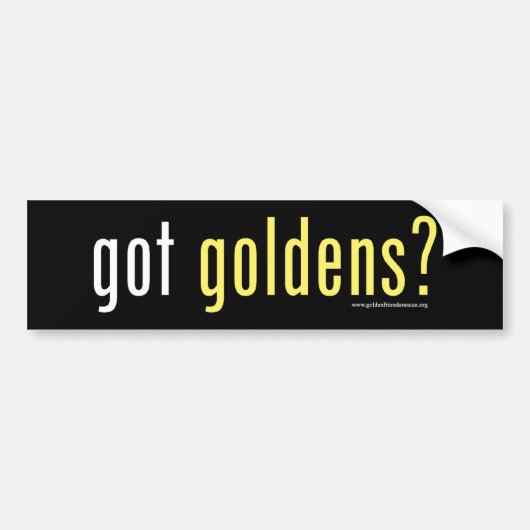Met gouden bumpersticker (Voorkant)