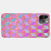 met goudkorrel met diamantachtige hexagon in paste Case-Mate iPhone case (Achterkant (horizontaal))