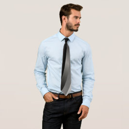 met grijze en zwarte strepen stropdas