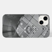 met grijze stippen Case-Mate iPhone case (Achterkant (horizontaal))