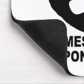 Met grote baard komt een grote verantwoordelijkhei muismat (Hoek)