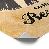 Met grote snor komt grote verantwoordelijkheid. poster (Hoek)