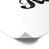 Met grote snor komt grote verantwoordelijkheid. poster (Hoek)