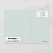 Met haar hond briefkaart (Achterkant)