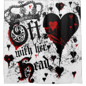 Met haar hoofd. douchegordijn (Voorkant)