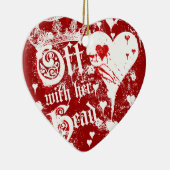 Met haar hoofd. keramisch ornament (Rechts)