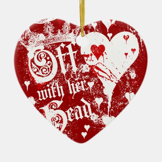 Met haar hoofd. keramisch ornament (Voorkant)