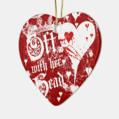 Met haar hoofd. keramisch ornament (Links)