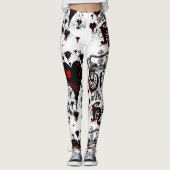 Met haar hoofd. leggings (Voorkant)