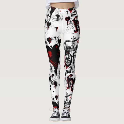 Met haar hoofd. leggings (Voorkant)