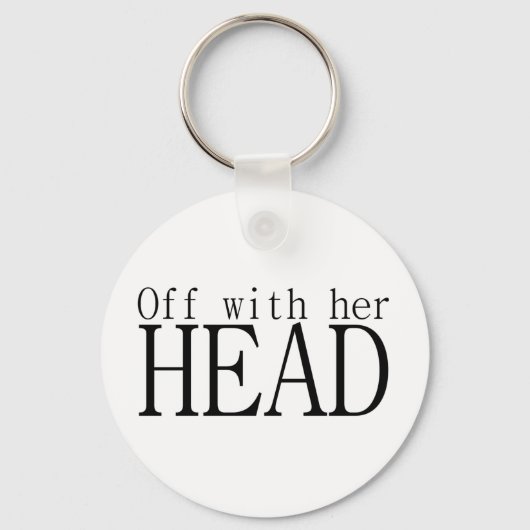 Met haar hoofd. sleutelhanger (Voorkant)