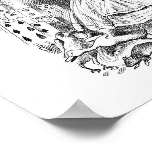 Met haar hoofd. Small SZ Poster (Hoek)