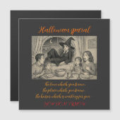 Met Halloween heten we de heksen welkom! (Voorkant / Achterkant)
